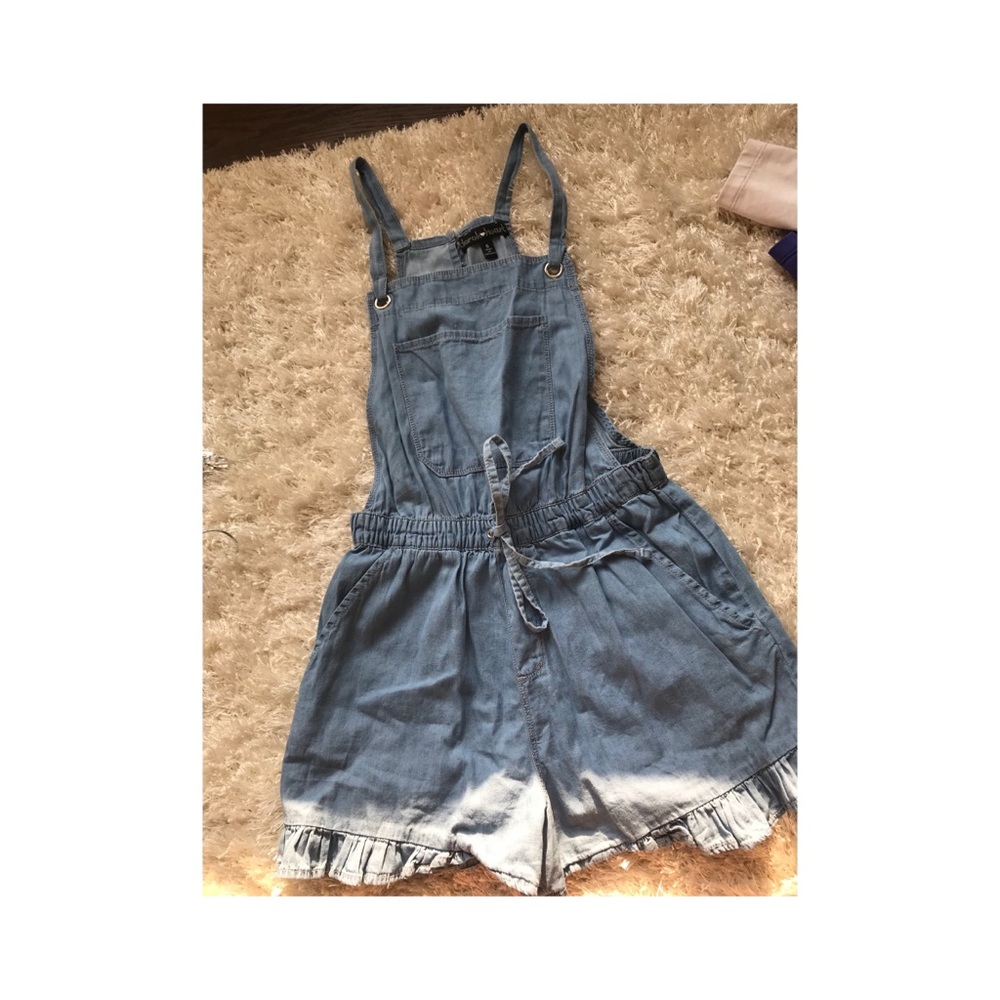 Jean romper size small